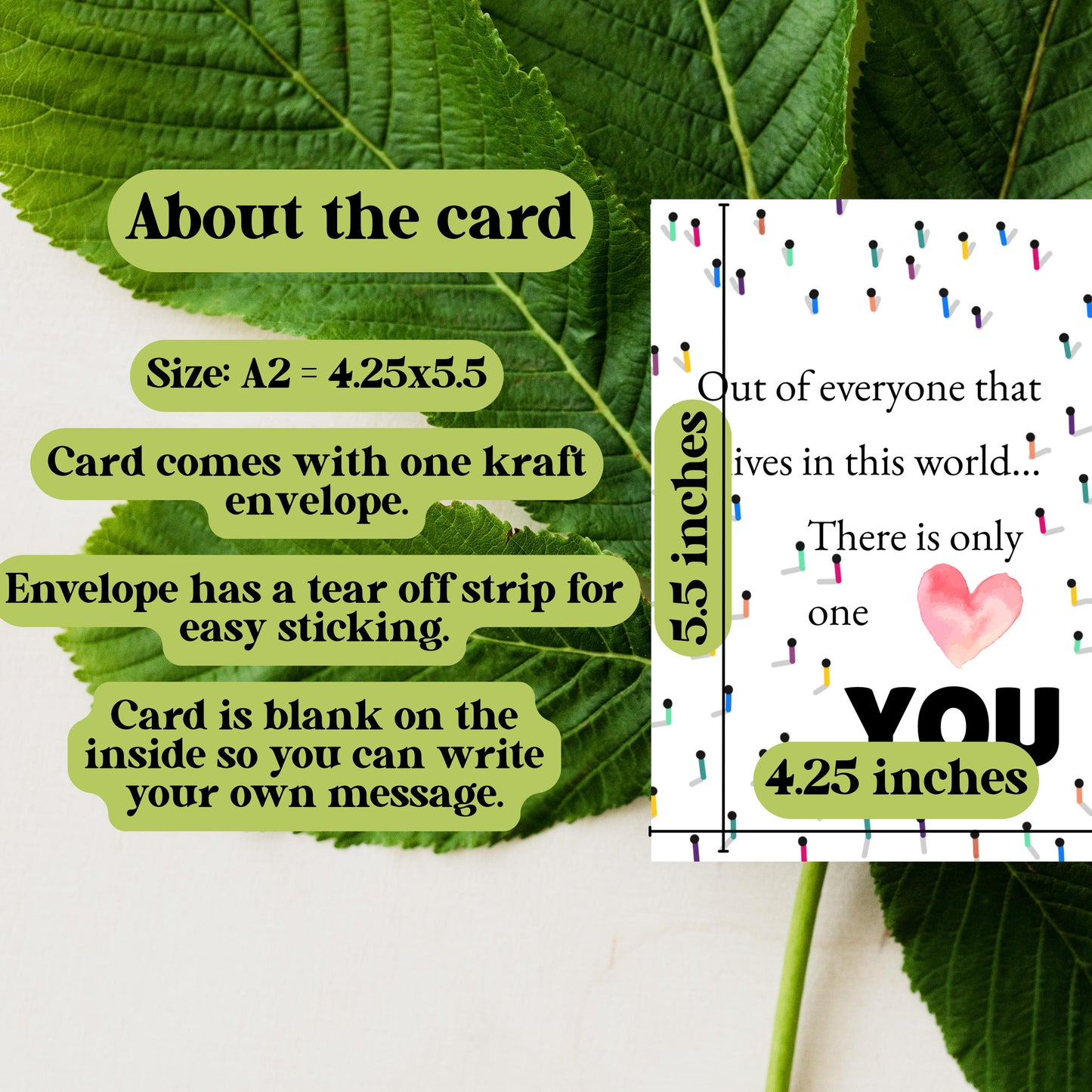 Friendship Stationery.. Mental Health Awareness Card
