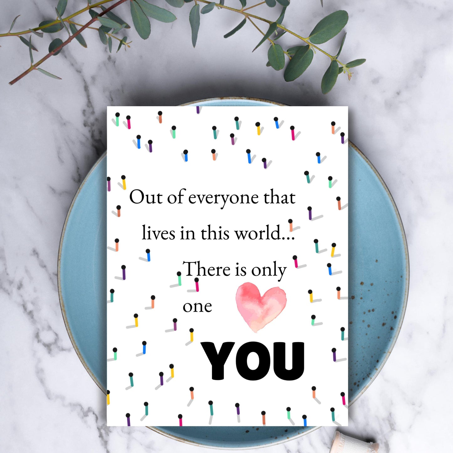 Friendship Stationery..  Mental Health Awareness Card