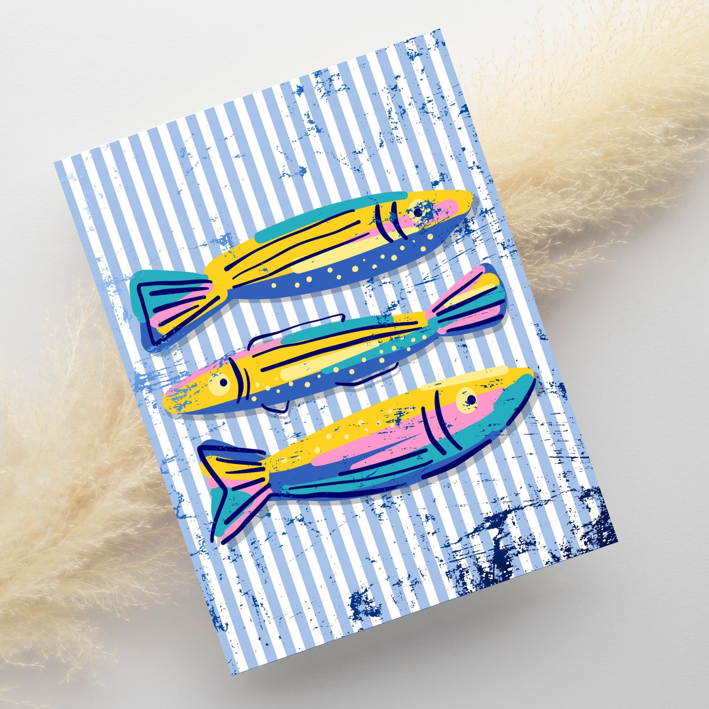 Colorful Fish Greeting Card