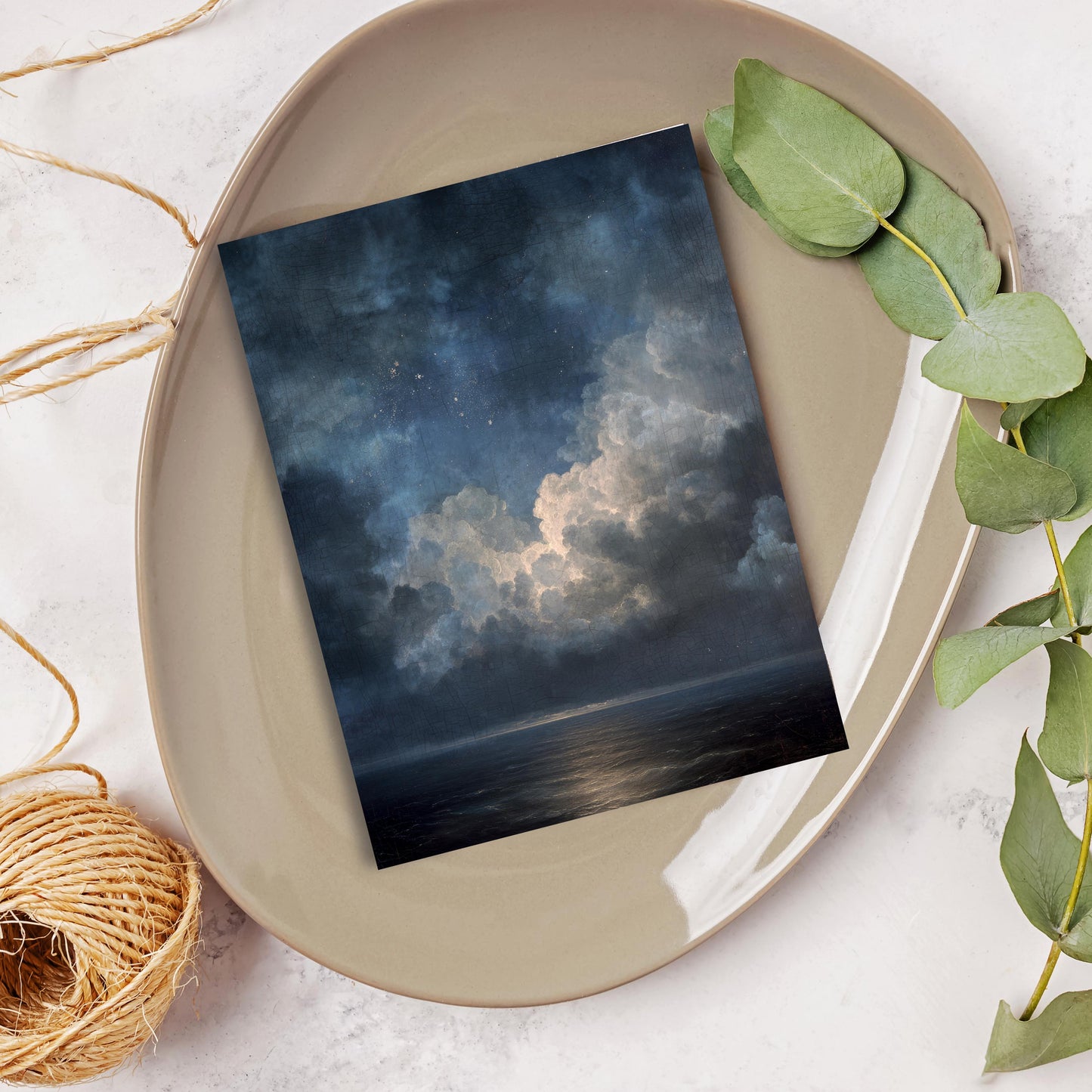 Moody Night Sky Greeting Card