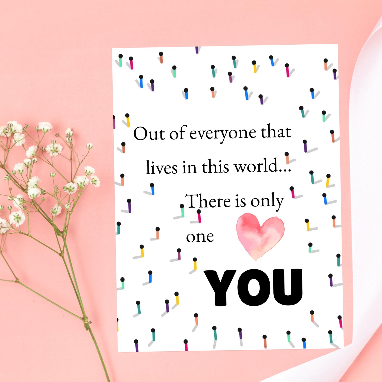 Friendship Stationery..  Mental Health Awareness Card