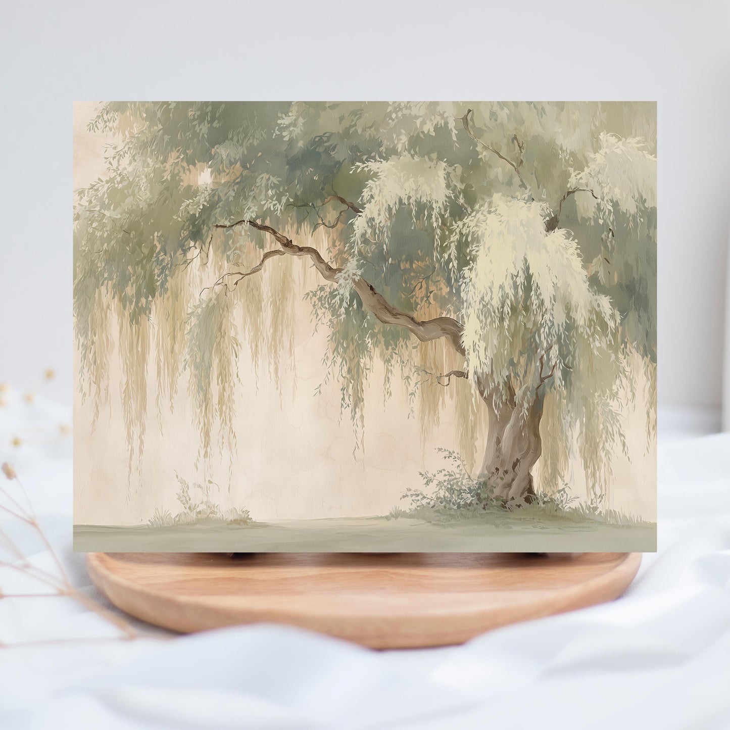 Glicee Weeping Willow Print Card