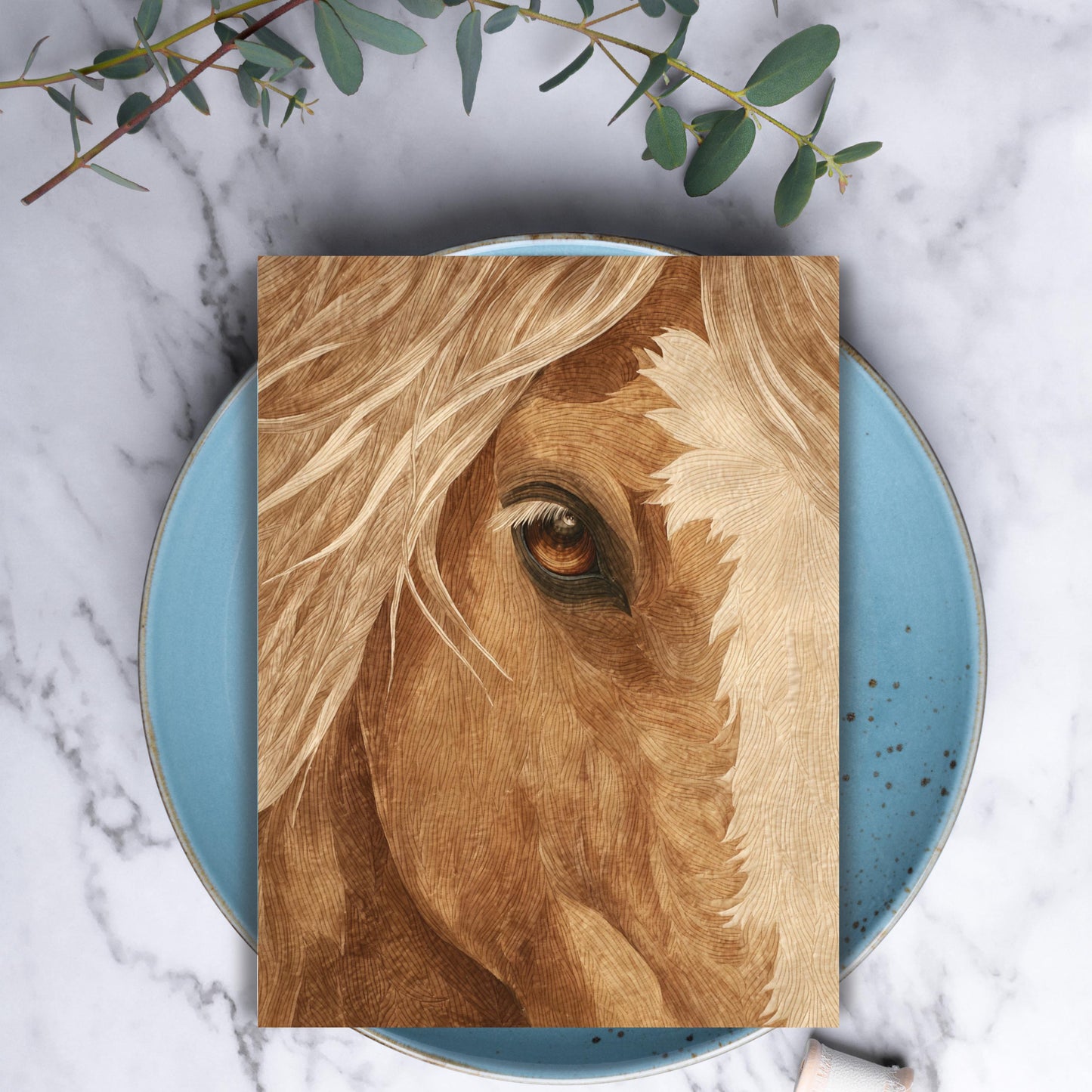 Tan Horse Greeting Card