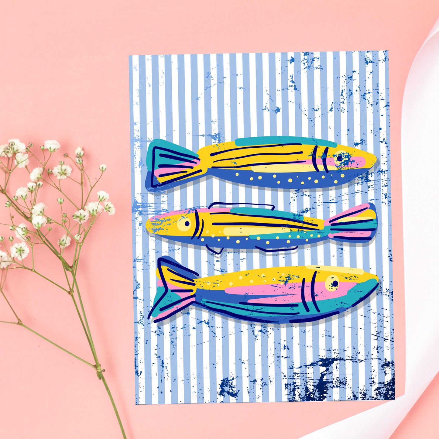 Colorful Fish Greeting Card