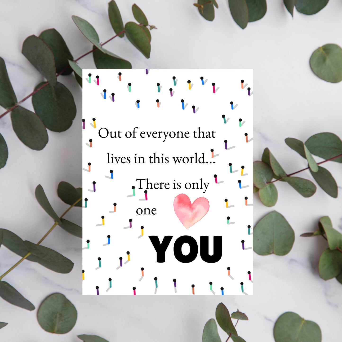 Friendship Stationery..  Mental Health Awareness Card