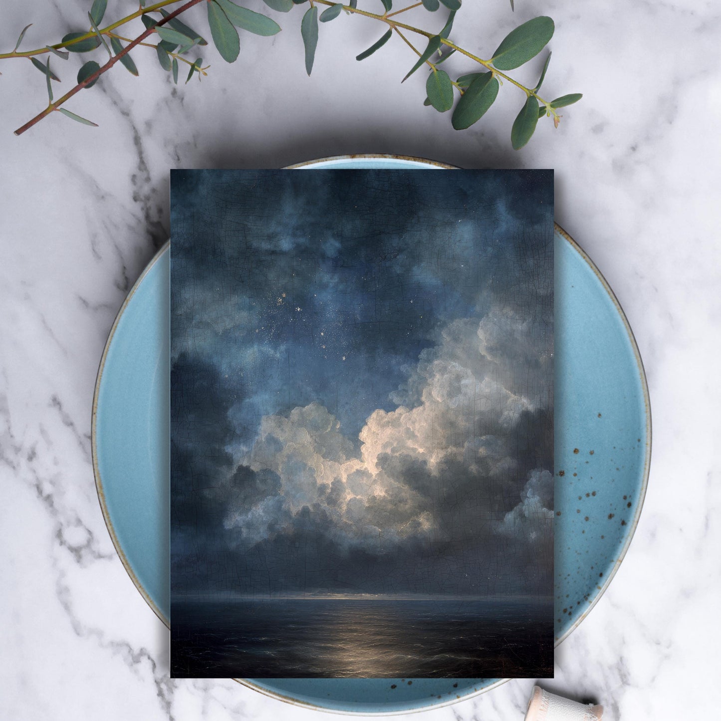 Moody Night Sky Greeting Card