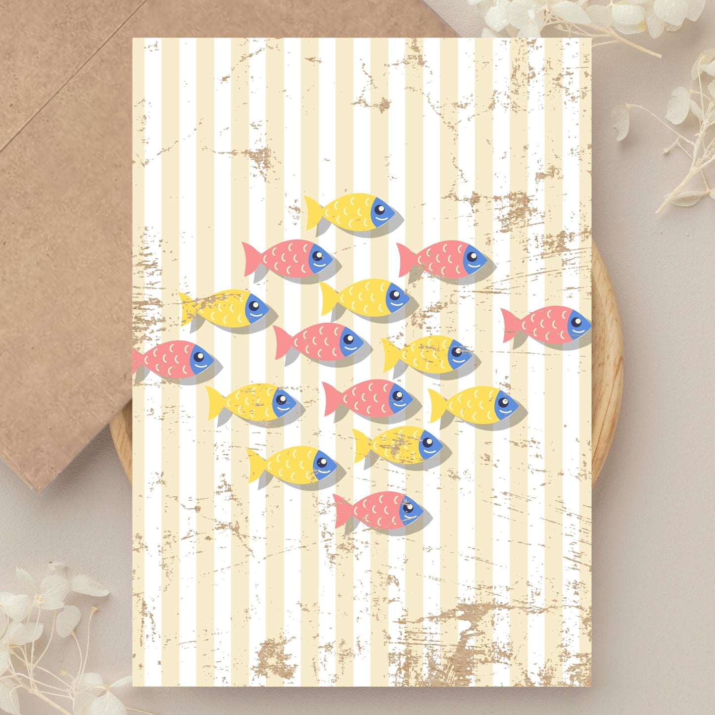 School of Fish Greeting Card