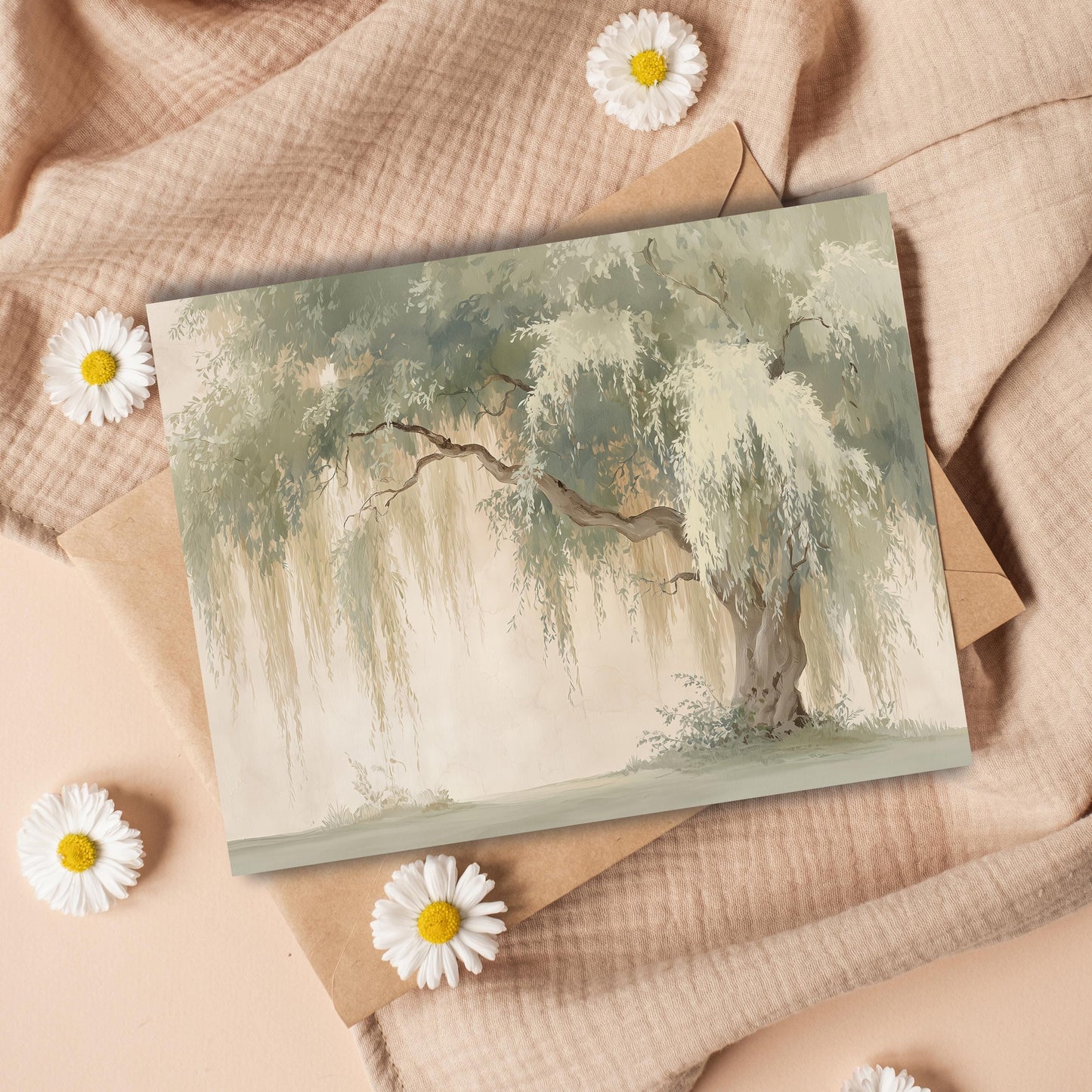 Glicee Weeping Willow Print Card