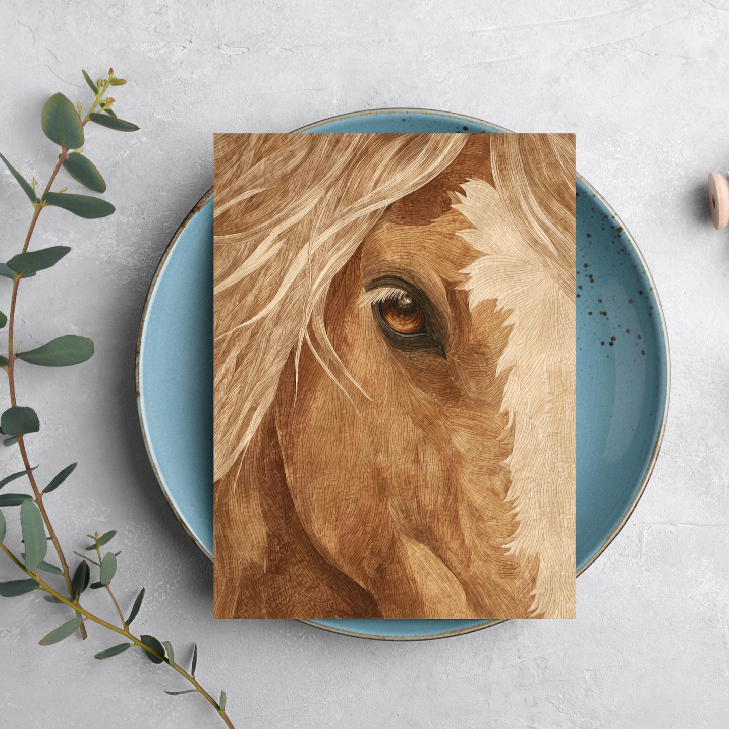 Tan Horse Greeting Card