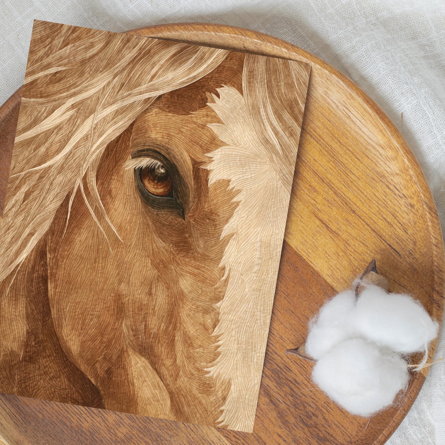 Tan Horse Greeting Card