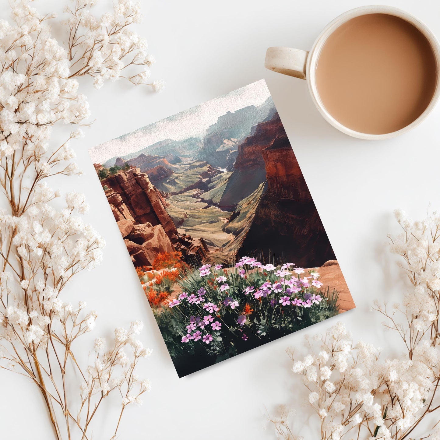 Vintage Grand Canyon National Park Card