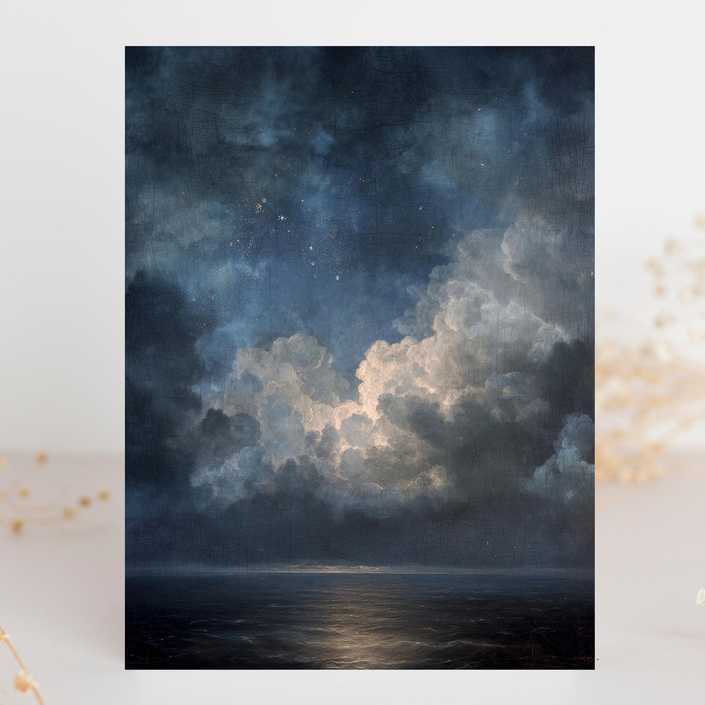Moody Night Sky Greeting Card