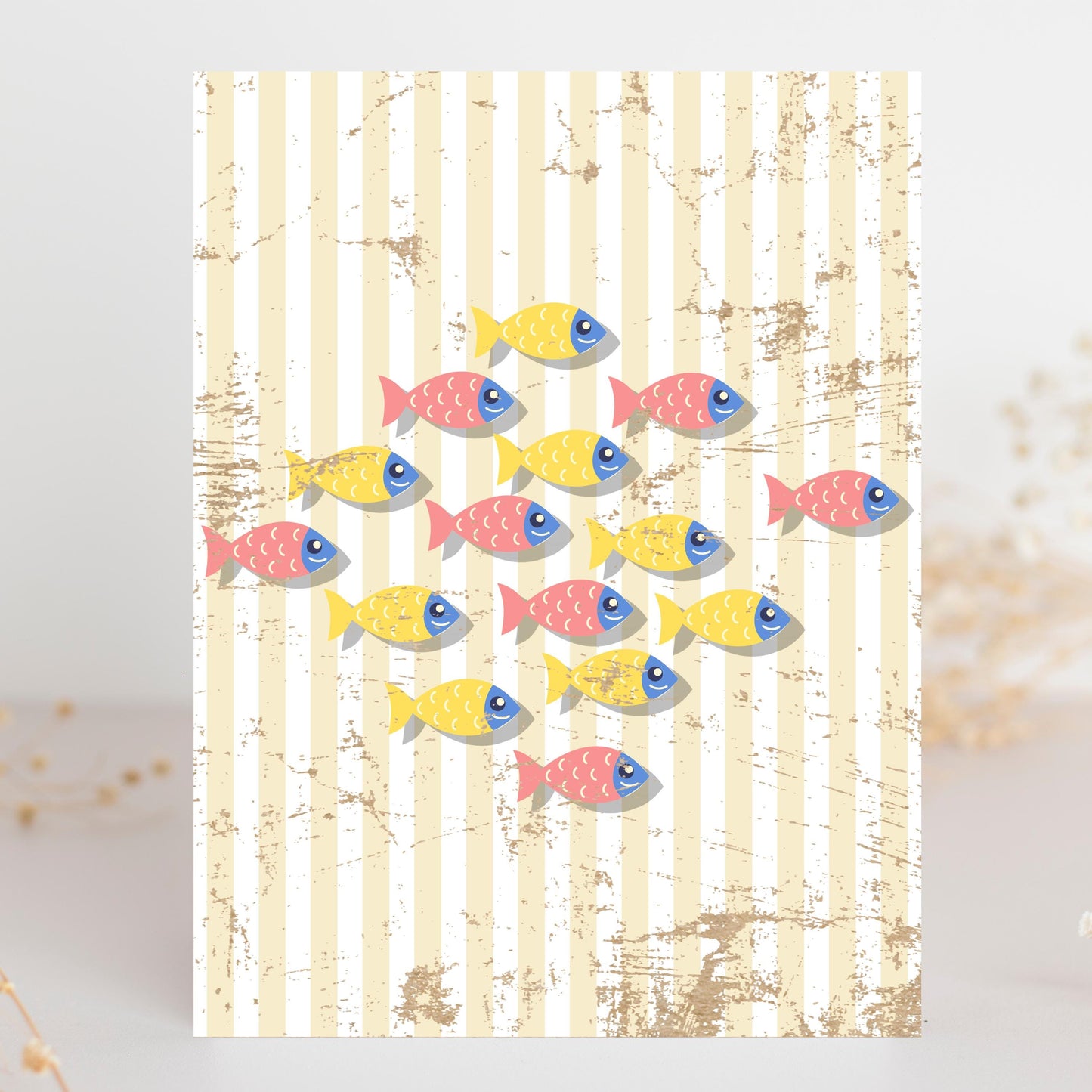School of Fish Greeting Card