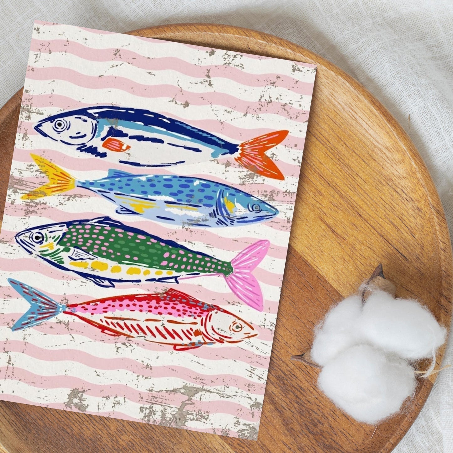 Colorful Fish Greeting Card
