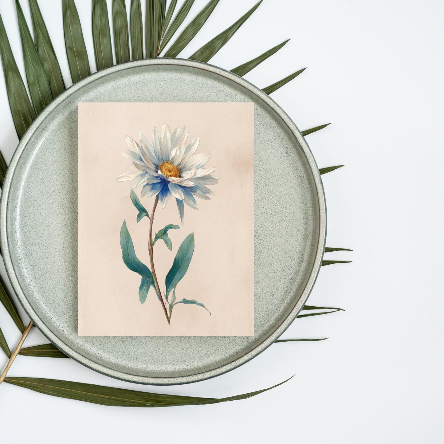 Watercolor Daisy Greeting Card