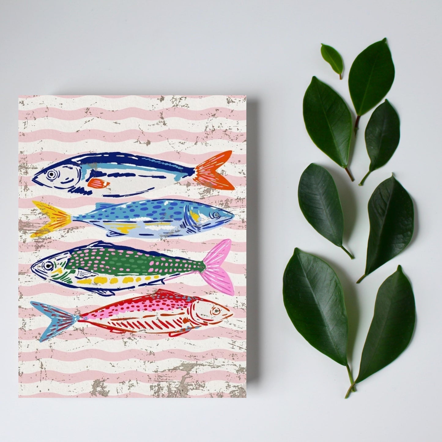 Colorful Fish Greeting Card