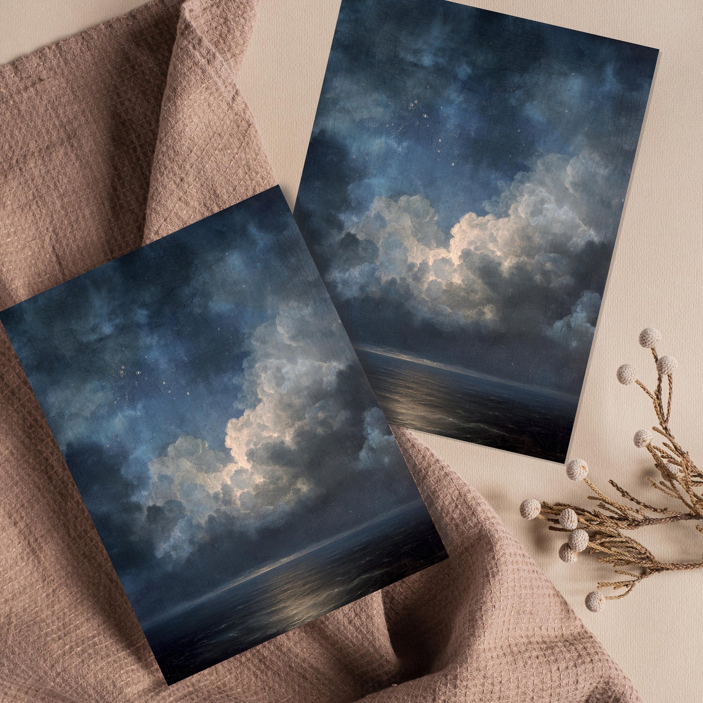 Moody Night Sky Greeting Card