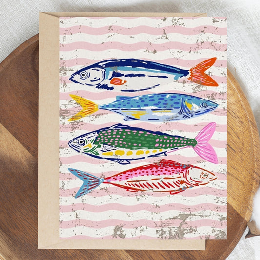 Colorful Fish Greeting Card