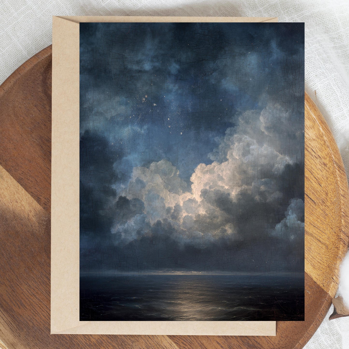 Moody Night Sky Greeting Card