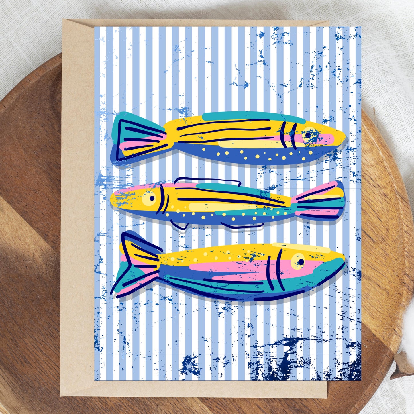 Colorful Fish Greeting Card