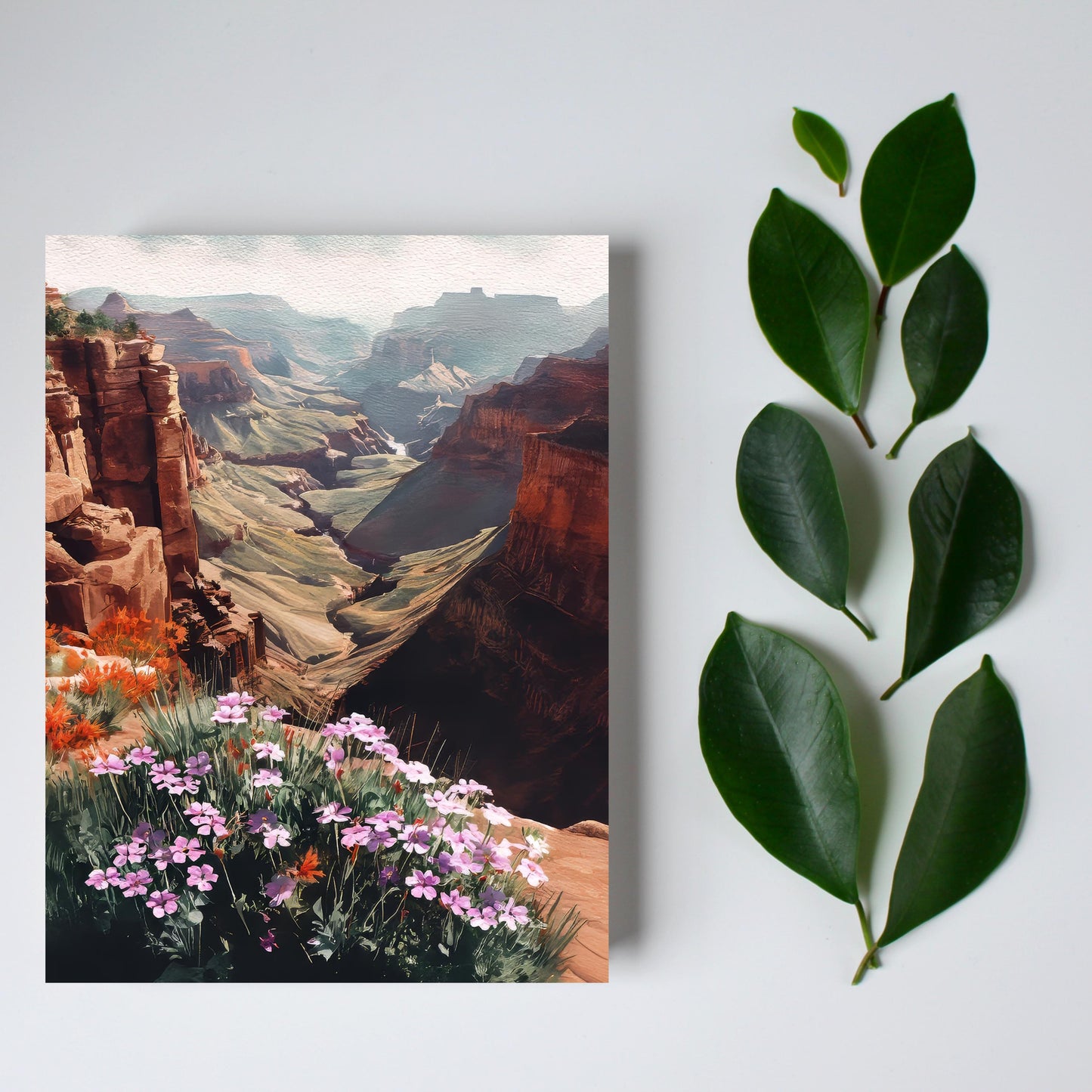 Vintage Grand Canyon National Park Card