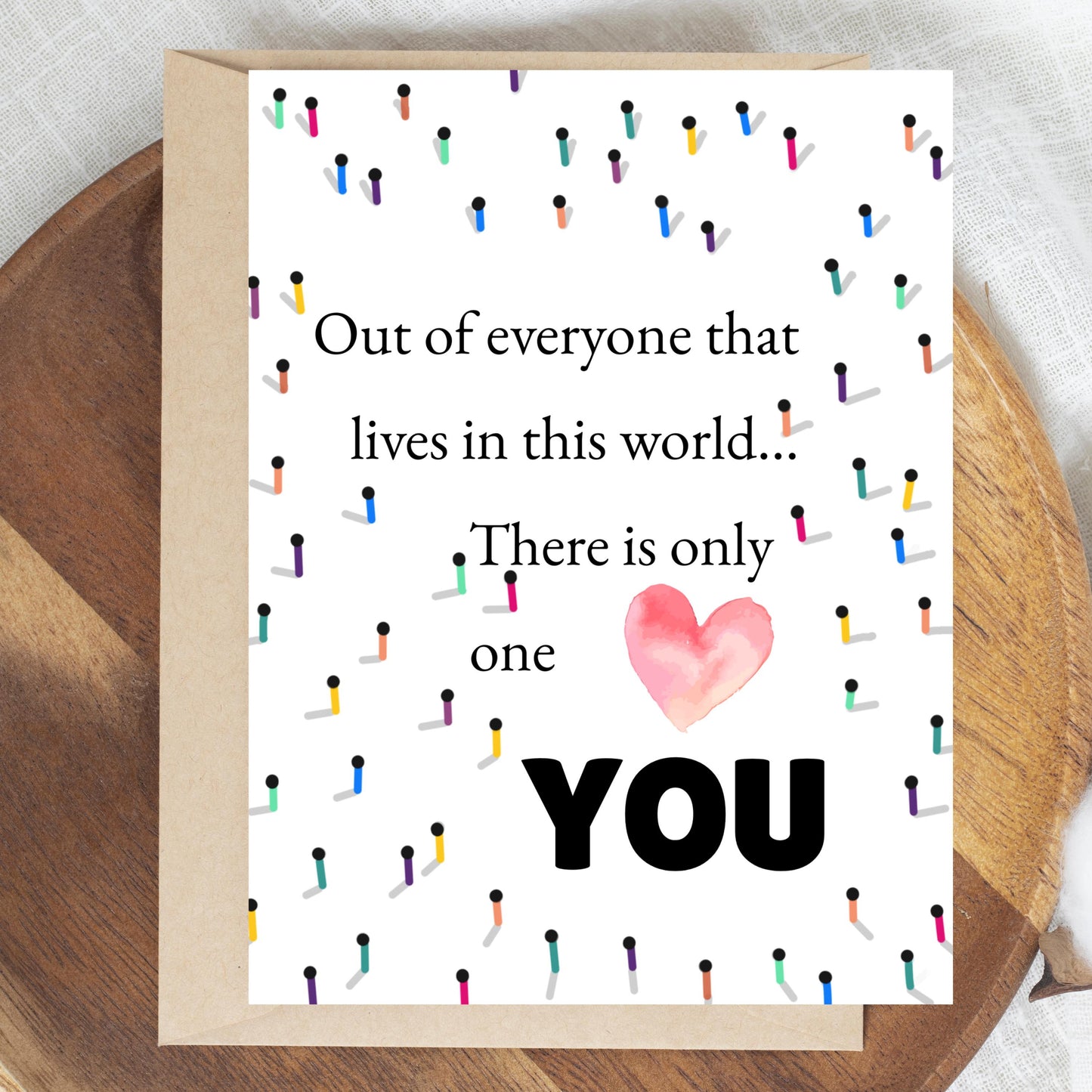 Friendship Stationery..  Mental Health Awareness Card