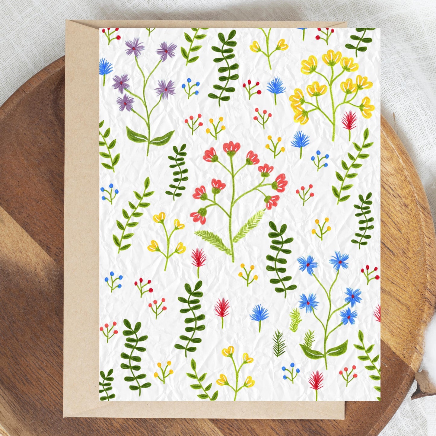 Wildflower Greeting Card