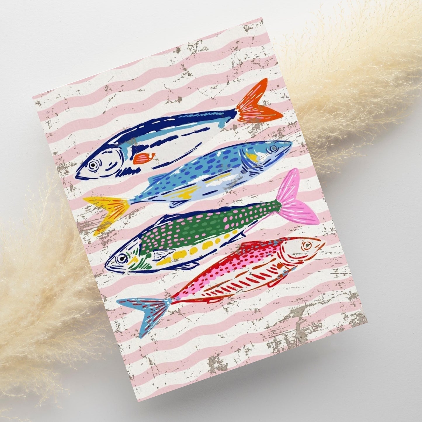 Colorful Fish Greeting Card