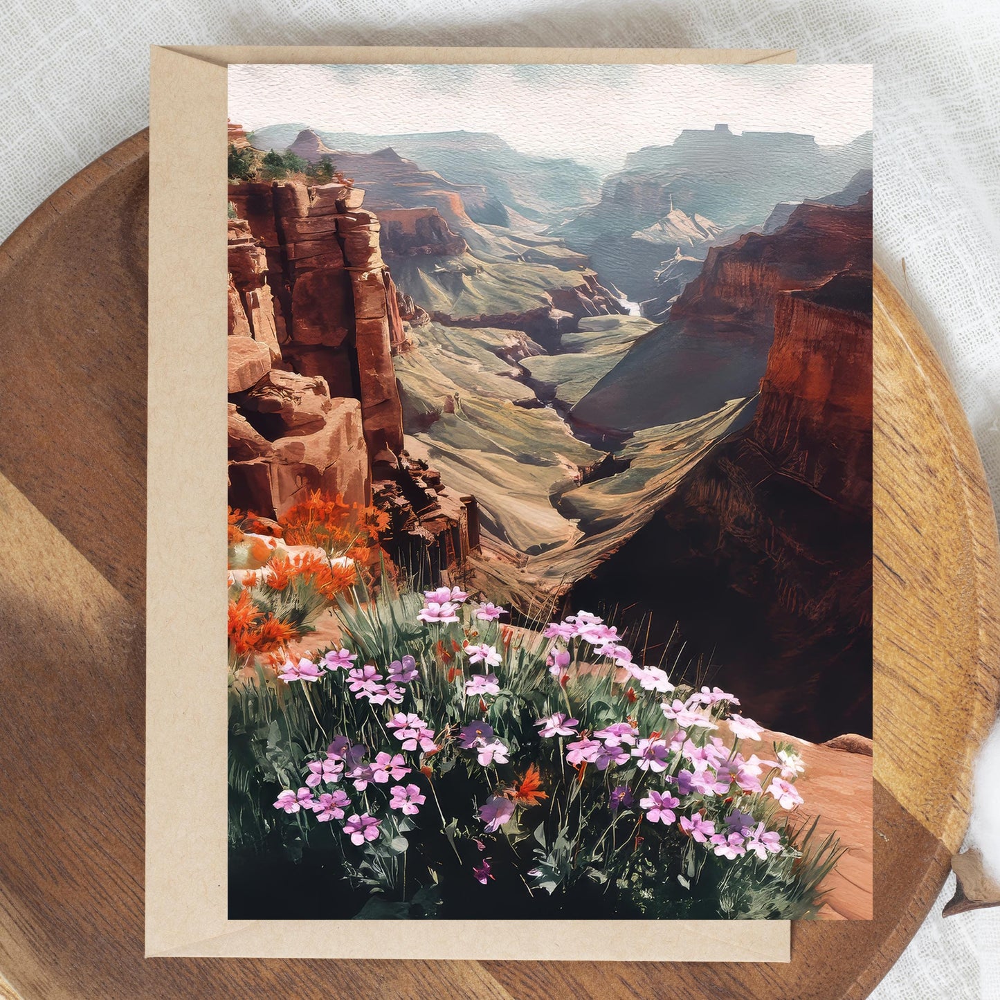 Vintage Grand Canyon National Park Card