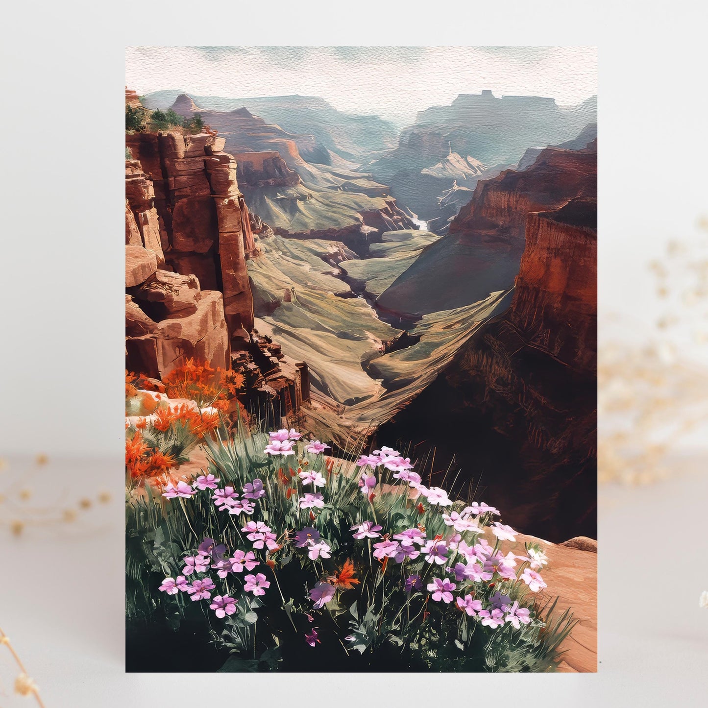 Vintage Grand Canyon National Park Card