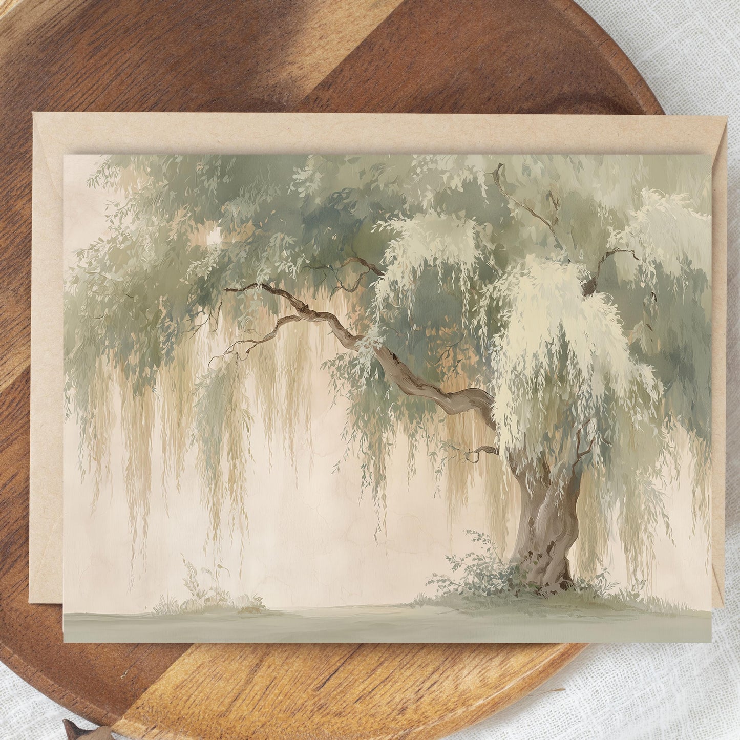 Glicee Weeping Willow Print Card