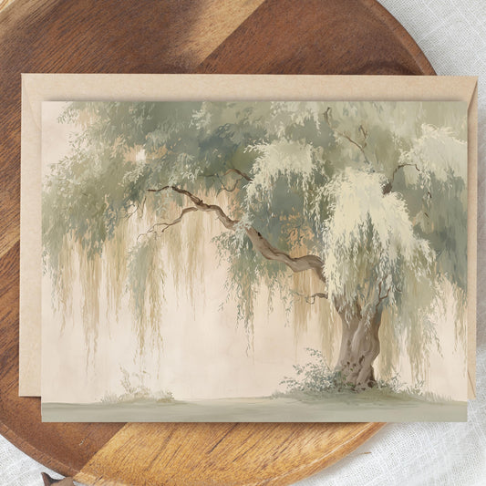 Glicee Weeping Willow Print Card