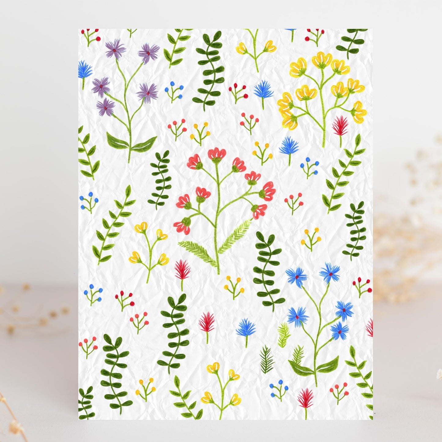 Wildflower Greeting Card