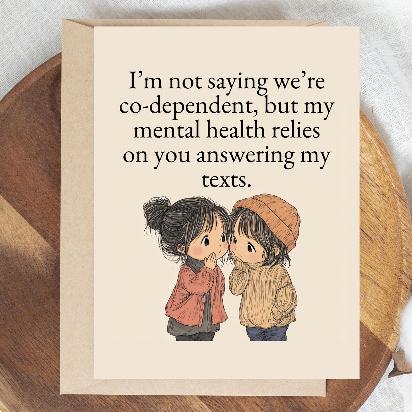 Friendship and Mental Health Greeting Card